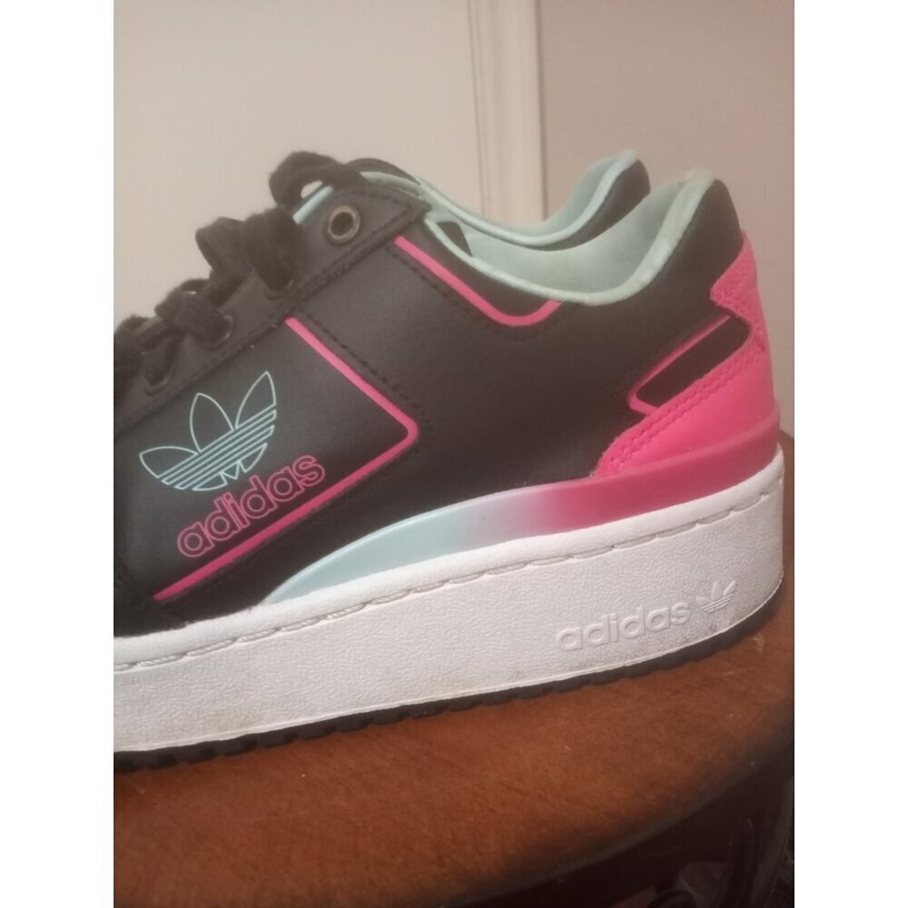Adidas Forum Bold Black Womens GY4667 Tennis Shoes Sneakers Sz 10 - Picture 12 of 16